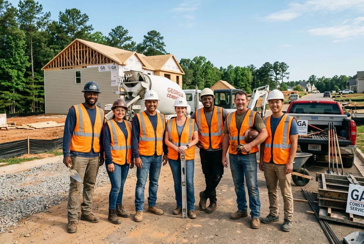 Marietta Concrete Works professional team — Concrete Marietta GA