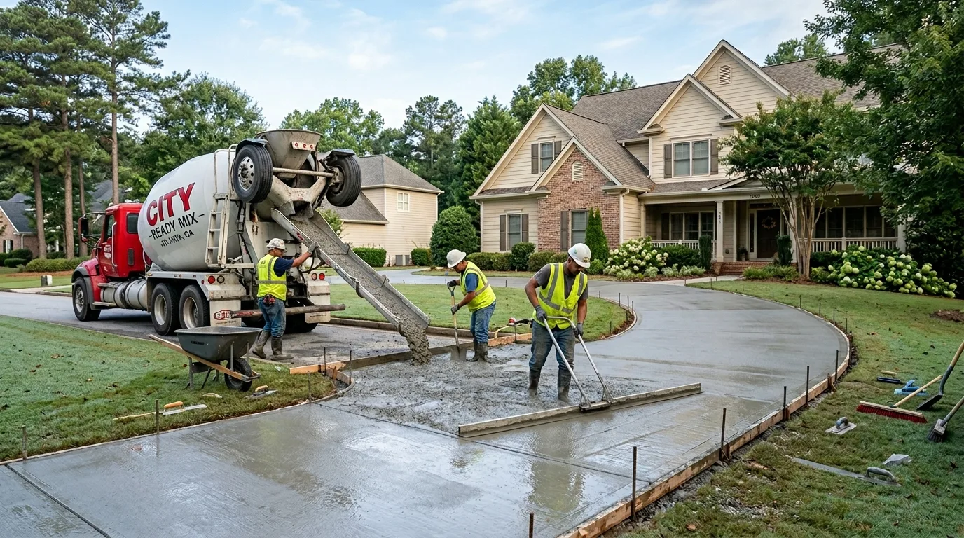 Best Time of Year to Pour Concrete in Marietta, GA