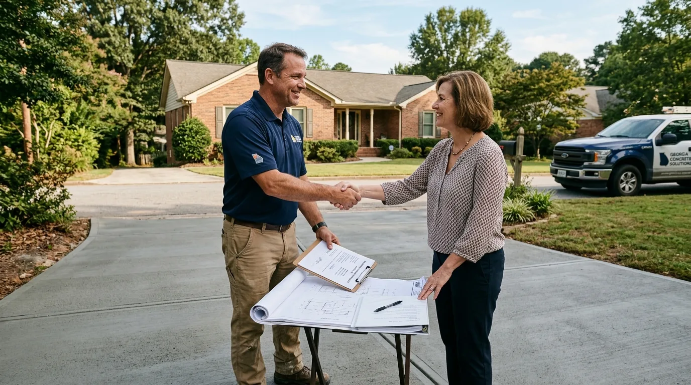 Top 5 Neighborhoods in Marietta for Concrete Driveways